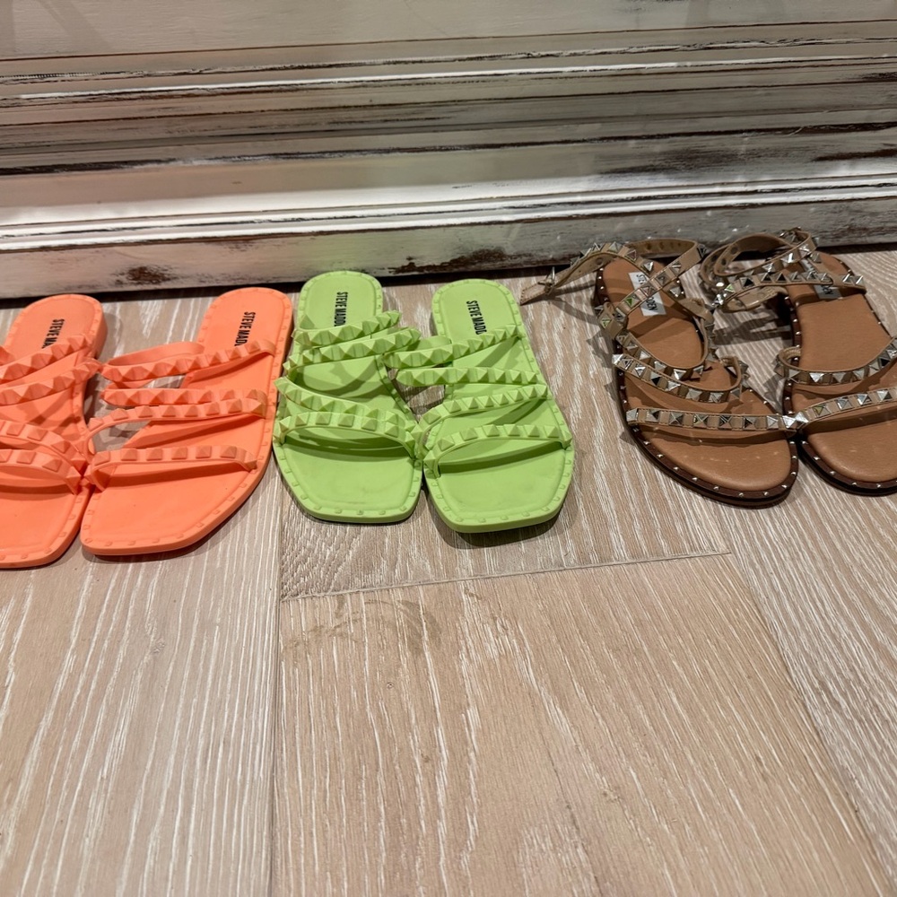 Steve Madden Studded Slide Sandals size 6 All brand new